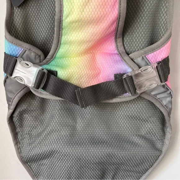 Canada Pooch Chill Seeker Cooling Vest - Rainbow - Size 16 - Picture 6 of 6